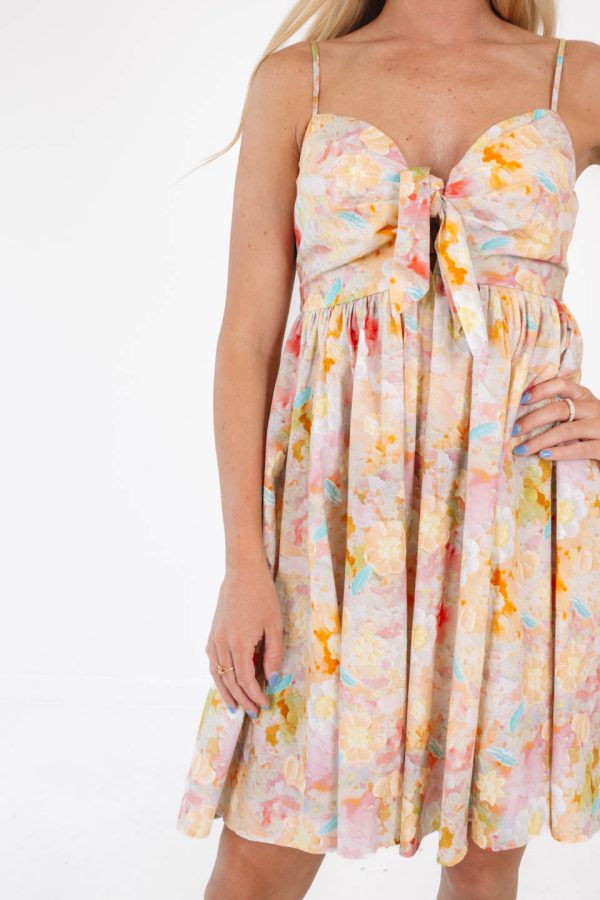 Sunlight Beams Dress - Yellow For Sale