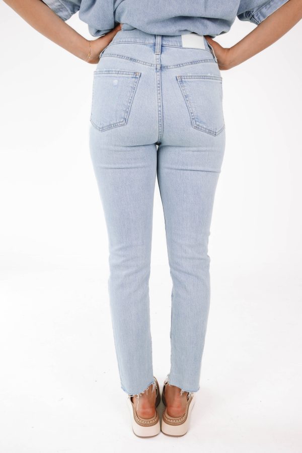 Pistola Kate High Rise Slim Straight Jeans - Monaco For Discount