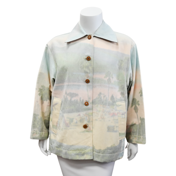 Liberty Multicolored Cotton-Blend Jacket For Discount