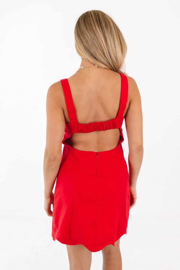 Back At It Dress - Red For Sale