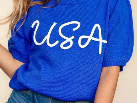 USA Top - Blue - FINAL SALE Sale