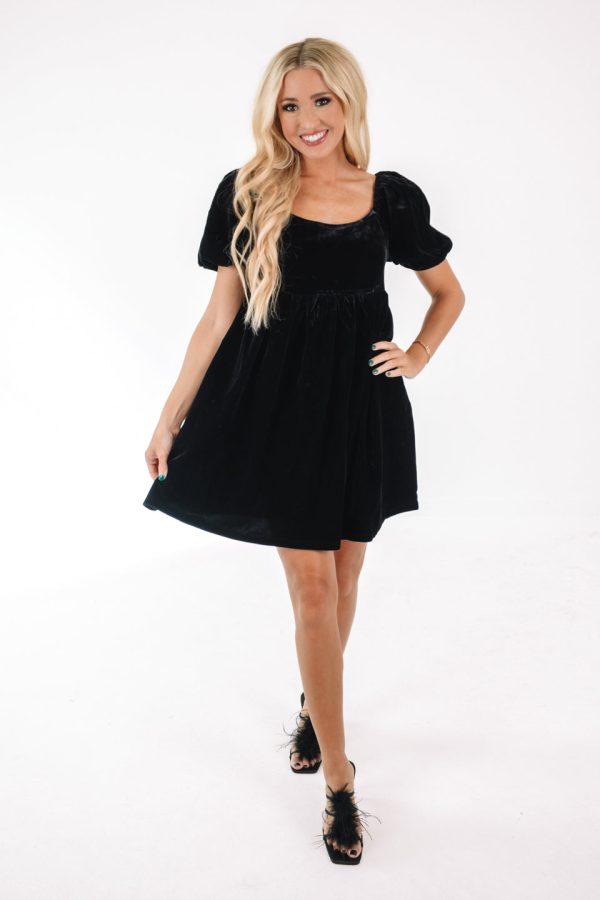 Manhattan Nights Dress - Black Fashion