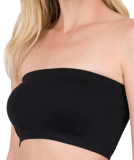 Seamless Bandeau - Black Cheap