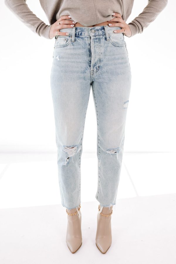 Pistola Charlie High Rise Straight Jeans - Hysteria Online now