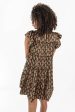 Fern Flutter Dress - Olive Green Online Hot Sale