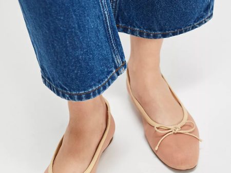 Arissa Sheer Mesh Flats Online Hot Sale