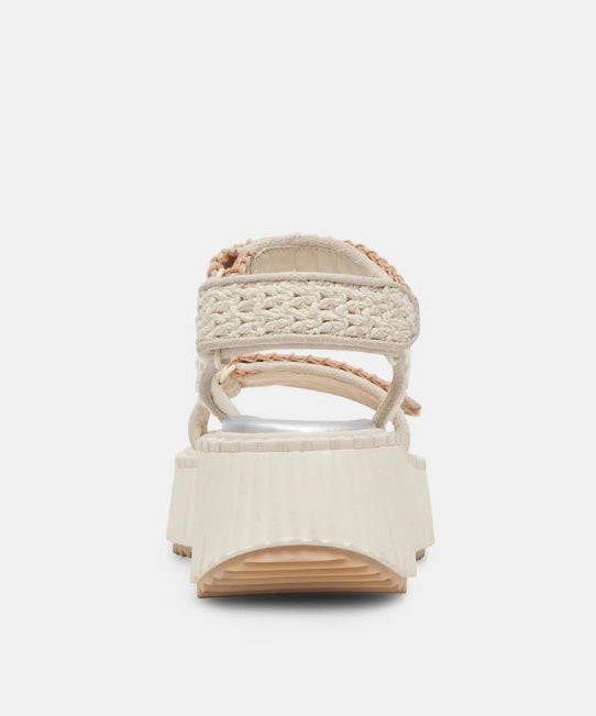 Dolce Vita Debra Sandal - Ivory Suede - FINAL SALE For Cheap