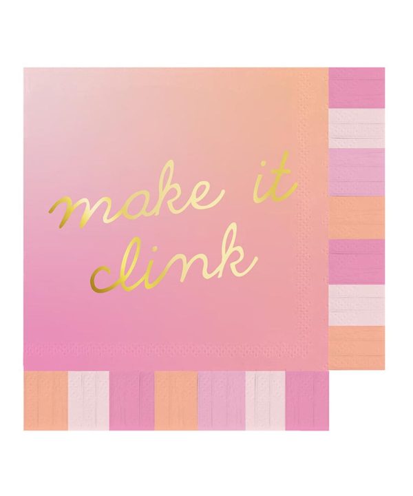 Fringe Napkins - Make It Clink Hot on Sale