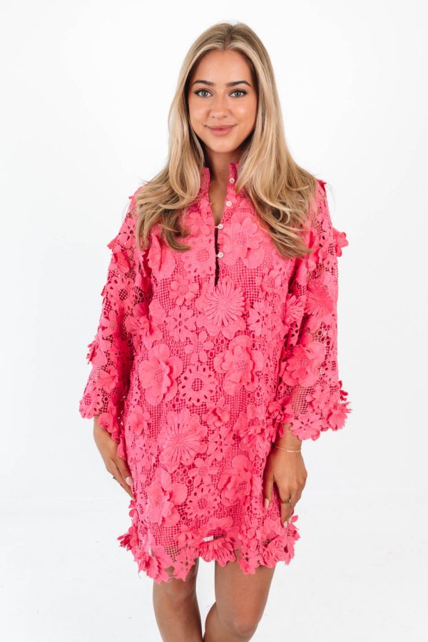 The Seraphina Dress - Hot Pink For Cheap