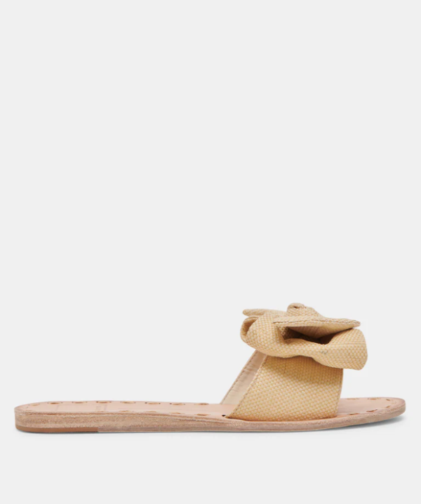 Dolce Vita Darsey Sandals - Light Natural Raffia - FINAL SALE Online