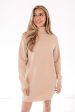 Back In Beige Sweater Dress - Beige Online Hot Sale