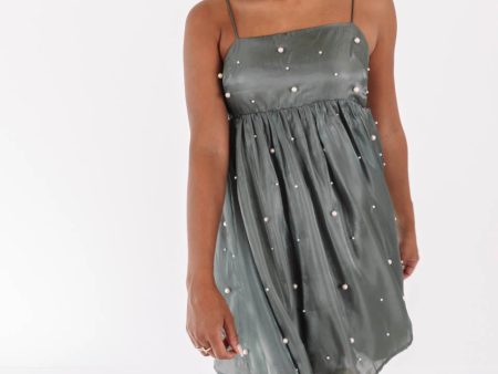 Sweet Moments Dress - Olive Hot on Sale