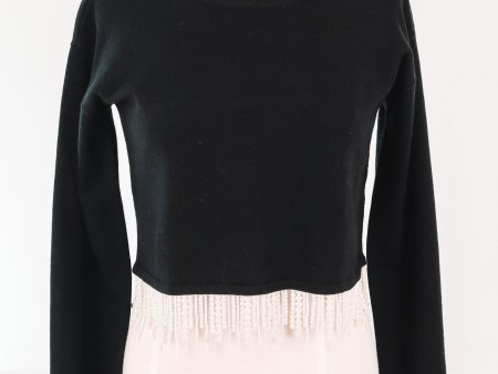 Hint of Pearl Sweater - Black For Discount