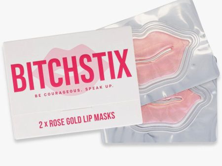 Bitchstix Lip Restoration Mask, 2 Pack - Rose Gold on Sale