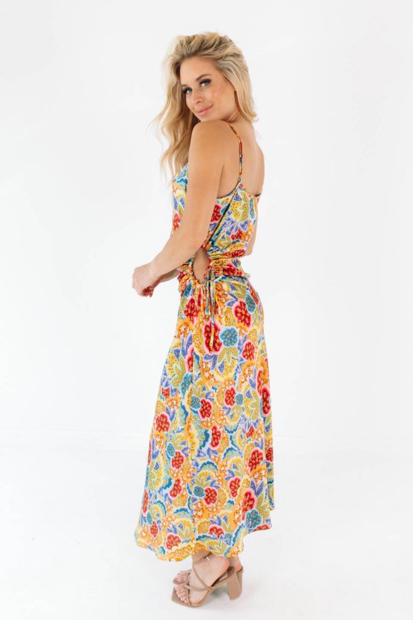 Island Vibes Midi Dress - Multi Cheap