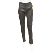 Dark Brown Nappa Leather Trousers on Sale