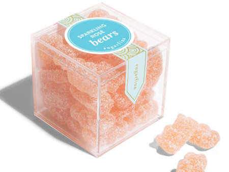 Sugarfina Gummy Candy Cube -  Sparkling Rose Bears Online