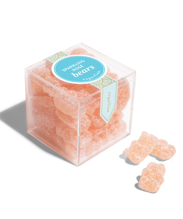 Sugarfina Gummy Candy Cube -  Sparkling Rose Bears Online