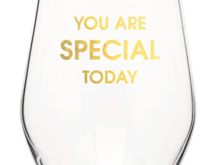 Gold Foil Stemless Wine Glass - Special Today Supply