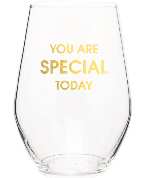 Gold Foil Stemless Wine Glass - Special Today Supply