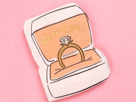 She Said Yes! Napkins - Peach Online now