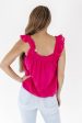 Turn It Around Top - Fuchsia Online