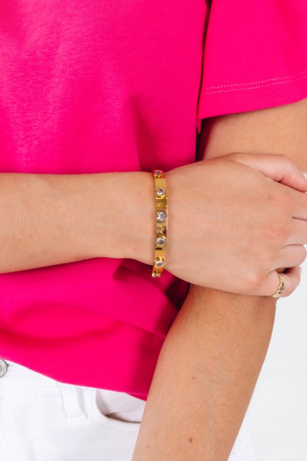 Lock Of Love Bracelet - Gold Fashion