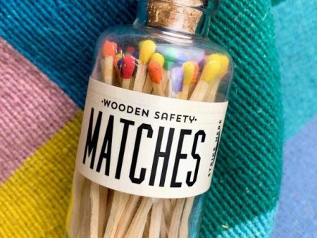 Mini Apothecary Matches - Rainbow Hot on Sale