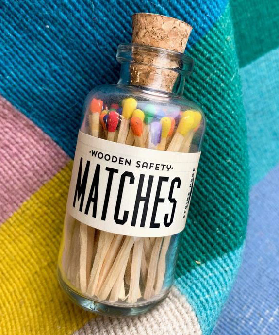 Mini Apothecary Matches - Rainbow Hot on Sale