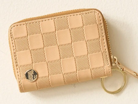 Zip Around Wallet  - Tan Check Online