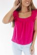 Turn It Around Top - Fuchsia Online