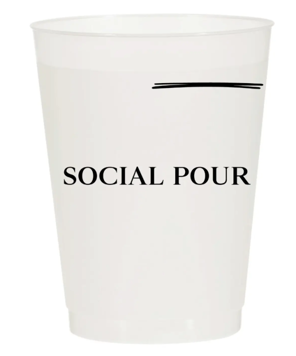 Frosted Cups, Set of 10 - Social Pour Online Hot Sale