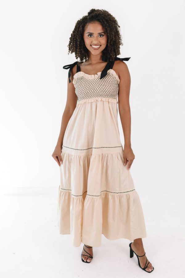 No Turning Back Midi Dress - Ivory Supply