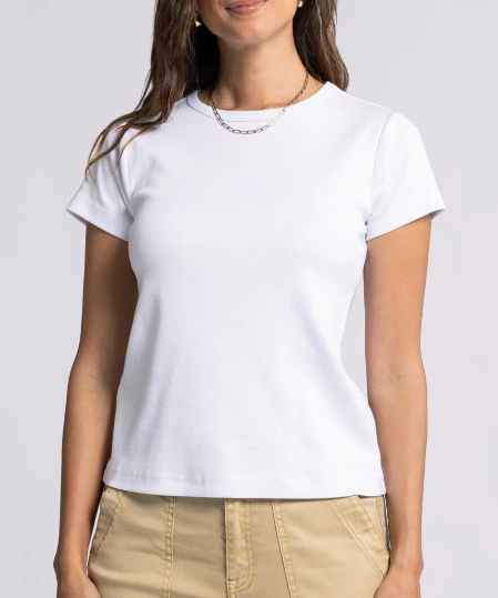 Lexi Tee - White For Cheap