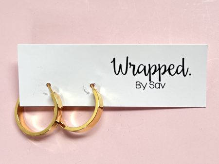 Benji Hoops - Gold - FINAL SALE Online Hot Sale