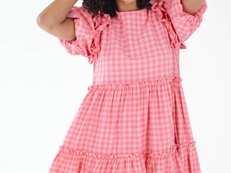 Hoedown Throwdown Dress - Pink Sale