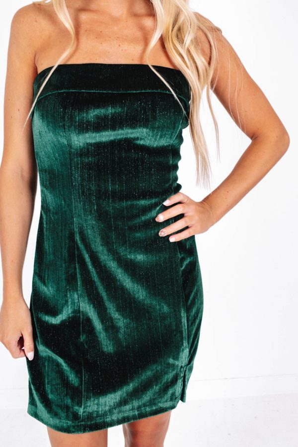 Hopes And Dreams Dress - Green Hot on Sale