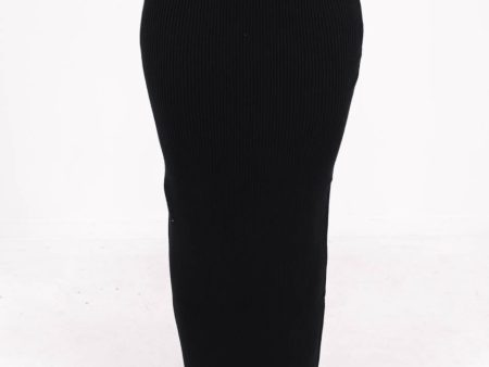 Back To Business Midi Skirt - Black For Sale