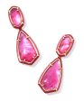 Kendra Scott Camry Enamel Frame Statement Earrings - Gold Azalea Illusion - FINAL SALE Hot on Sale