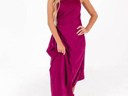 Dream Destination Dress - Magenta Online Sale