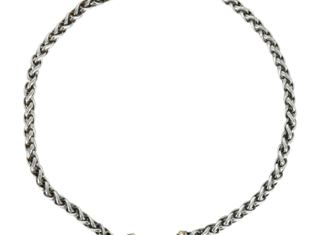 Two-Tone Wheaton Chain Necklace Sale