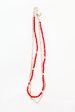 Calm And Crimson Necklace - Red Online now