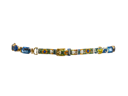 Blue Crystal Chain Belt Online Hot Sale