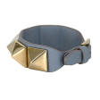 Large Rockstud Leather Bracelet Sale