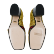 Peyton Gold Glitter GG Marmont Loafer Heels Hot on Sale