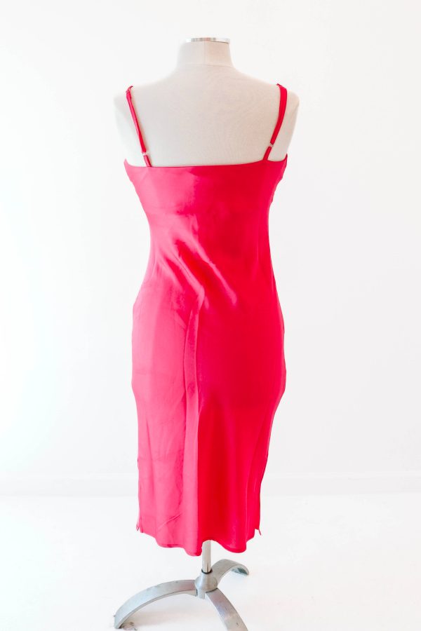 Let s Slip Away Dress - Hot Pink For Sale