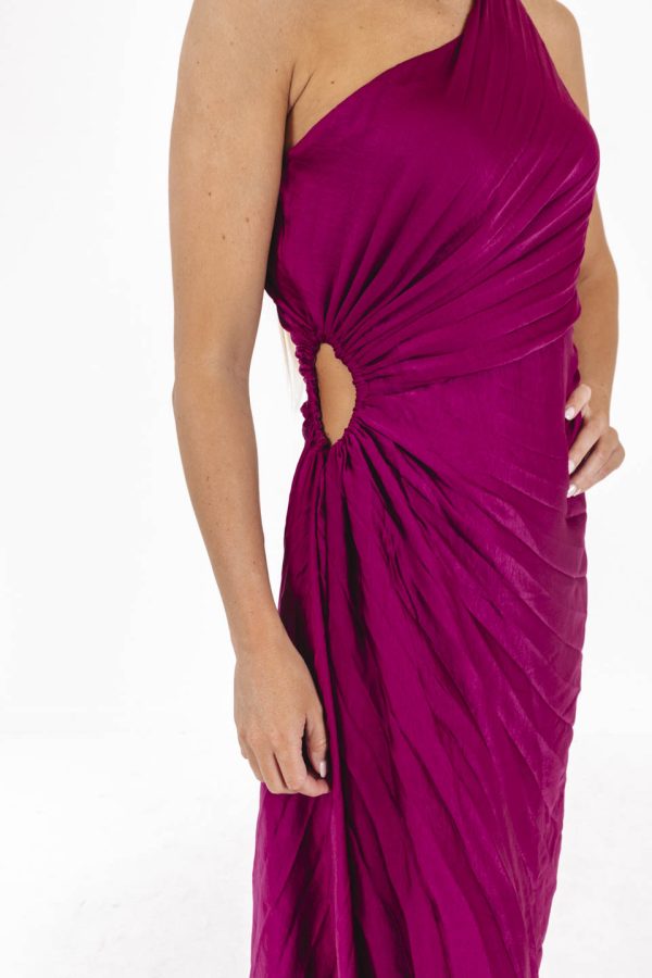 Dream Destination Dress - Magenta Online Sale