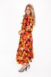 At The Patch Maxi Dress - Orange on Sale