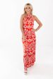 A Dozen Roses Maxi Dress - Red Online Hot Sale