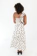 House Party Midi Dress - Cream For Cheap